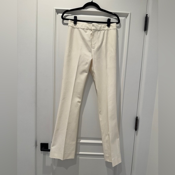10 Crosby Derek Lam Pants - 10 Crosby Derek Lam flat front cream trousers size 4